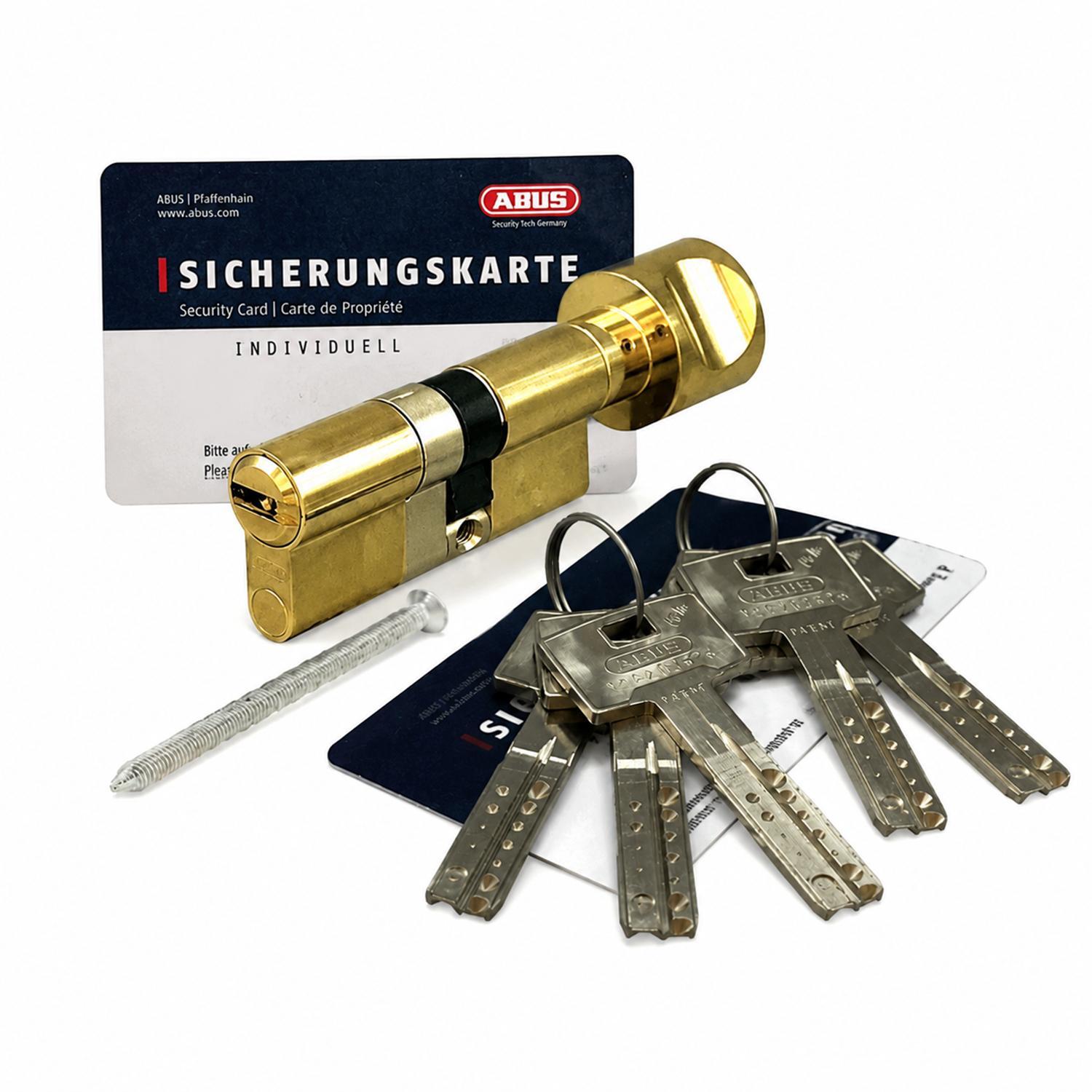 Механизм цилиндровый ABUS VELA 2000 140(50x90В) ключ/вертушка MX GOLD (5 key)